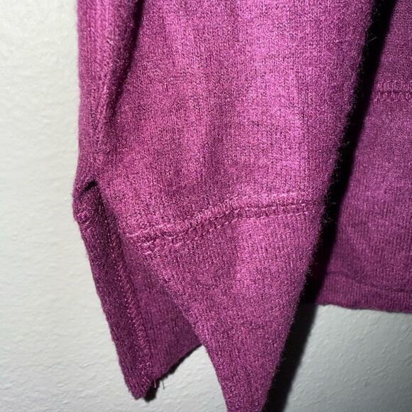 Lucky Brand Rich Purple Crew Neck Sweater Medium NWT #714 - Picture 4 of 6